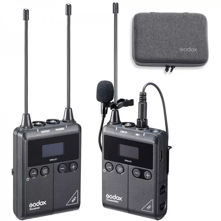 Bezprzewodowy system mikrofonowy Godox WMicS1 UHF 1