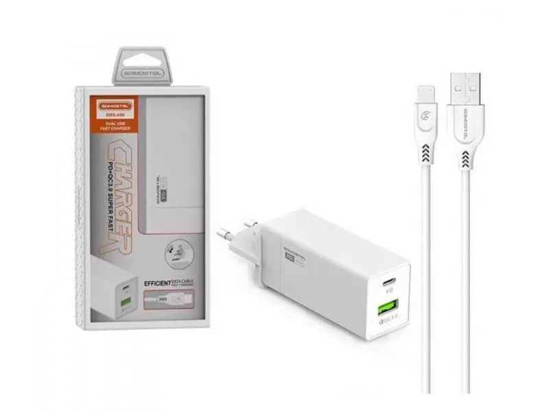 Ładowarka sieciowa Somostel SMS-A80 36W Iph 36W QC3.0 1