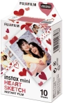 FujiFilm Papier Instax mini Heart Sketch 10 sztuk