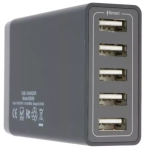 Ładowarka sieciowa do telefonu 4Mobee 5 portów USB 1