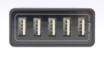 Ładowarka sieciowa do telefonu 4Mobee 5 portów USB 2