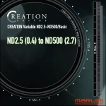 Filtr szary Marumi Creation Vari-ND 2.5-500 82 mm