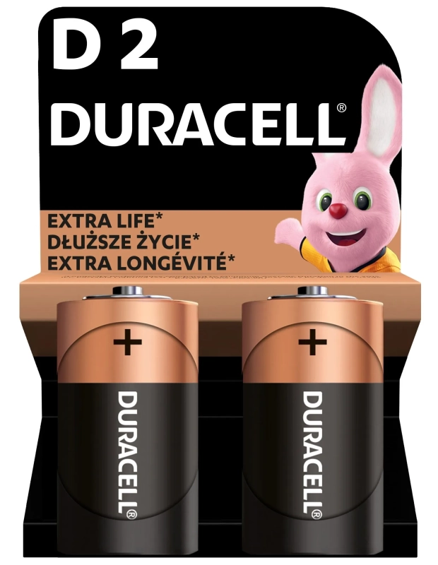 Baterie Alkaiczne Duracell Basic LR20 D 2 szt.