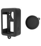 Etui silikonowe Puluz z osłoną na obiektyw do DJI Osmo Action 3, 4 czarne