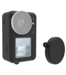 Etui silikonowe Puluz z osłoną na obiektyw do DJI Osmo Action 3, 4 czarne