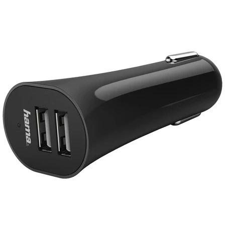 Ładowarka samochodowa Hama 2 x USB 12V 3,1 A