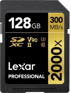 Karta pamięci Lexar Pro 2000X SDXC 128GB UHS-II U3 V90 (300 MB/s)