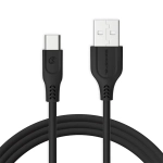 Ładowarka sieciowa 36W USB+USB-C Power Delivery Somostel czarna + kabel USB-C