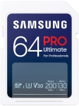 Karta pamięci Samsung SDXC PRO Ultimate 2023 64 GB V30 U3 UHS-I (200 MB/s)