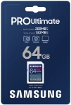 Karta pamięci Samsung SDXC PRO Ultimate 2023 64 GB V30 U3 UHS-I (200 MB/s)