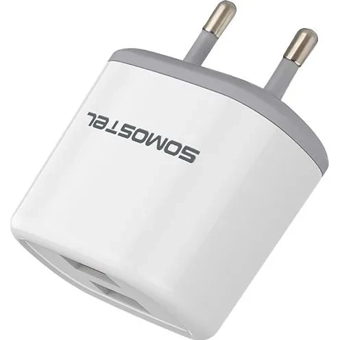 Ładowarka DUAL USB 2.4 A Somostel z kablem USB-C