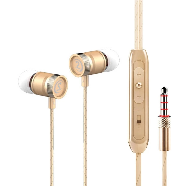 Słuchawki douszne Somostel złote SCJ03G AUTENTIC SOUND SMS-CS03