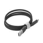 Kabel USB-A - USB-C Somostel 1m LED SMS-BW04 czarny
