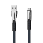 Kabel USB Micro 2.4A Quick Charger 1 m Somostel niebieski POWERLINE SMS-BW02