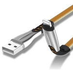 Kabel USB-A - USB-C 2.4 A Somostel 1m POWERLINE SMS-BW02 złoty