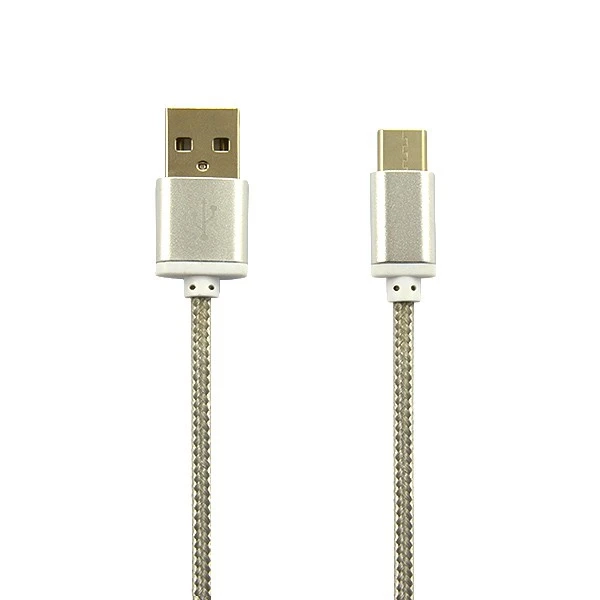 Kabel USB - USB-C PROlink szary