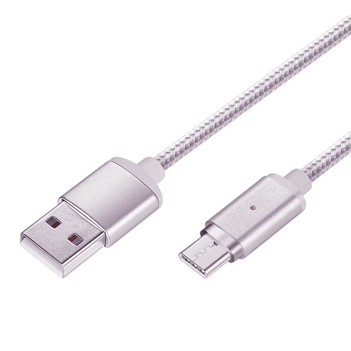 Kabel USB - USB-C Prolink różowy