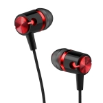 Słuchawki douszne Somostel SMS-CS08 Jack 3,5mm Extra Bass czerwone
