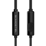 Słuchawki douszne Somostel SMS-CS08 Jack 3,5mm Extra Bass czerwone