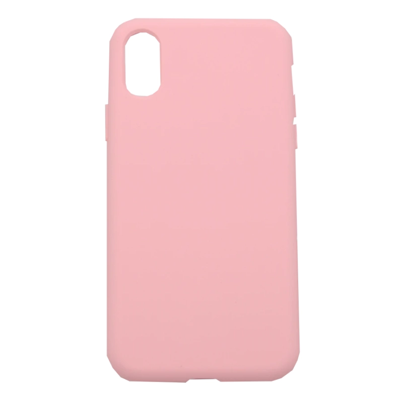 Etui silikonowe 4Mobee do Apple iPhone 12 Mini pudrowo różowe