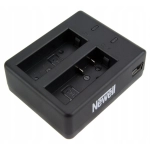 Zestaw ładowarka dwukanałowa Newell SDC-USB i dwa akumulatory SJ4000 do kamer sportowych