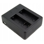 Zestaw ładowarka dwukanałowa Newell SDC-USB i dwa akumulatory SJ4000 do kamer sportowych