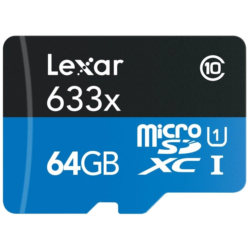 Karta pamięci Lexar 64GB SDXC 633X C10 MICRO + adapter