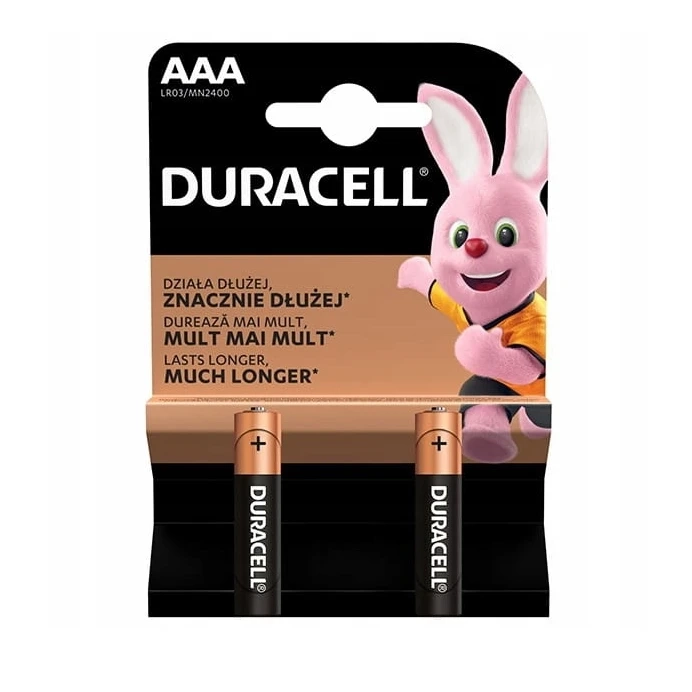 Bateria Duracell AAA LR3 Blister 2 szt.