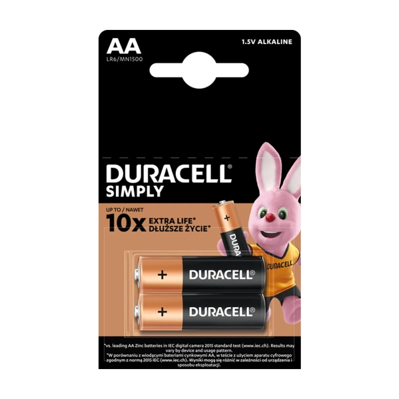 Bateria Duracell AA LR6 Blister 2 szt.