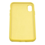 Etui silikonowe do Apple iPhone XR 4Mobee żółte