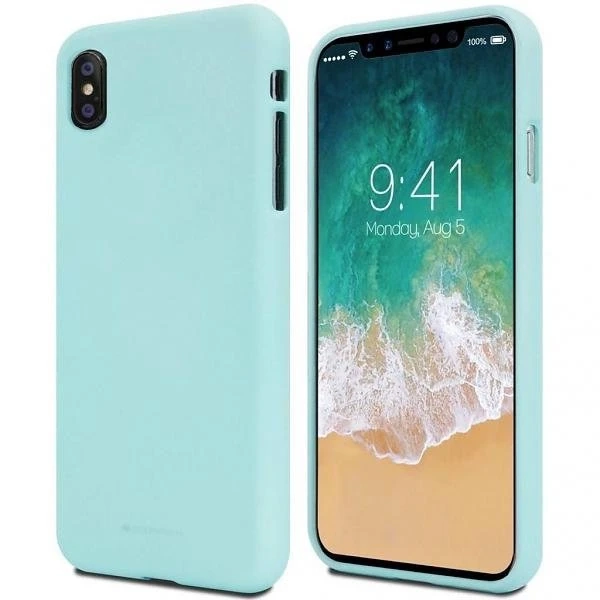 Etui do iPhone 15 Plus Mercury Soft Feeling miętowe