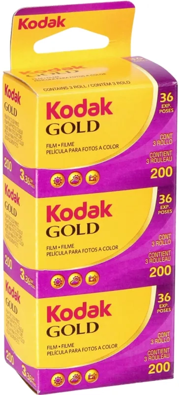 Film Kodak Gold 200 / 36 (135) box 3 sztuki
