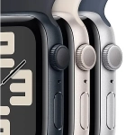 Apple Watch SE 2 (2023) GPS 40mm koperta aluminiowa Silver + pasek Winter Blue Sport Loop