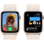 Apple Watch SE 2 (2023) GPS 44mm koperta aluminiowa Starlight + pasek Sport Loop