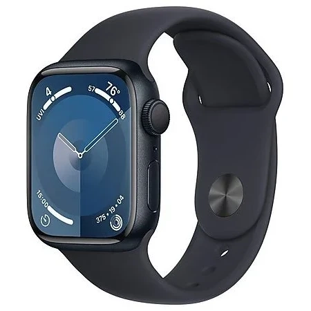 Apple Watch Series 9 GPS z kopertą 45 mm z aluminium w kolorze północy z paskiem sportowym M/L w kolorze północy