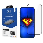 Wzmocnione szkło hartowane na iPhone 14 Pro Max 3mk HardGlass Max FullScreen Glass czarne