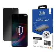 Szkło prywatyzujące na iPhone 15 Pro Max - 3mk HardGlass Max Privacy FullScreen Glass czarne