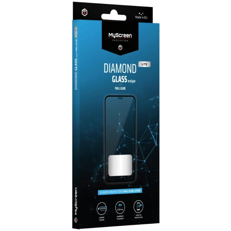 Szkło do Samsung Galaxy A54 5G MyScreen Diamond Lite Glass Edge Full Glue z czarną ramką