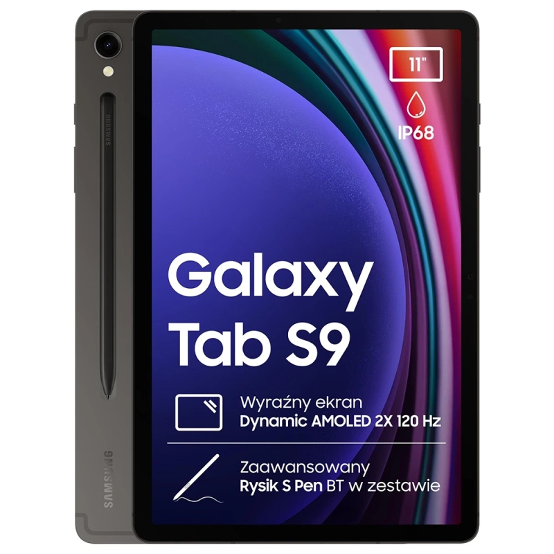 Samsung Galaxy Tab S9 11" Wi-Fi 8/128 GB Graphite + Rysik S Pen