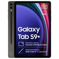Samsung Galaxy Tab S9+ 12.4" 5G 12/512 GB Rysik S-Pen Grafitowy - Graphite