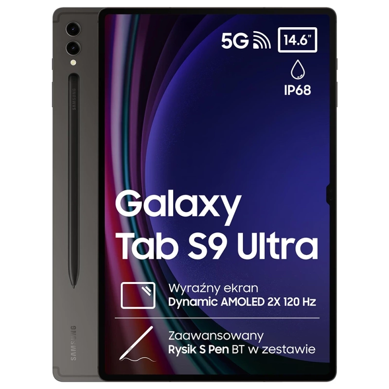 Samsung Galaxy Tab S9 Ultra 14.6" 5G 12/512 GB Graphite + Rysik S Pen
