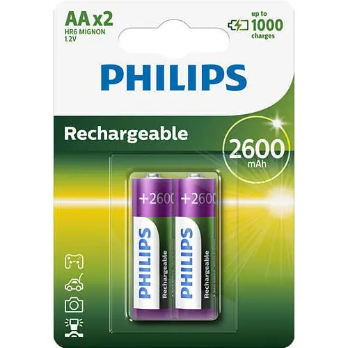 Akumulator Philips AA 2600 mAh Blister 2 szt.