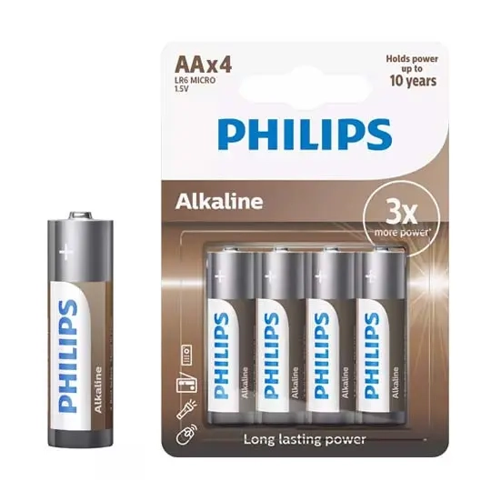 Baterie Philips AA LR6 Entry Alkaline blister 4 szt.