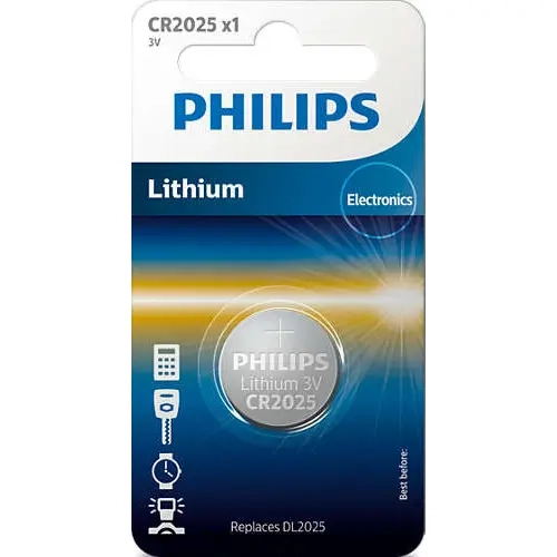 Bateria Philips CR2025/01B 3.0V litowa blister 1 szt.