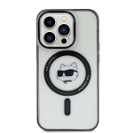 Etui Karl Lagerfeld HardCase IML Choupette MagSafe do iPhone 15 Pro przezroczyste