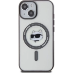 Etui Karl Lagerfeld HardCase IML Choupette MagSafe do iPhone 15 przezroczyste