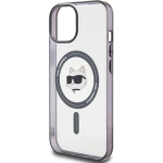 Etui Karl Lagerfeld HardCase IML Choupette MagSafe do iPhone 15 przezroczyste