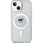 Etui Karl Lagerfeld MagSafe do iPhone 15 przezroczyste