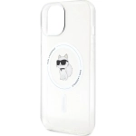 Etui Karl Lagerfeld MagSafe do iPhone 15 przezroczyste