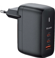 Ładowarka sieciowa USB-A/USB-C PD 65 W   Mcdodo GaN 3.0 czarna